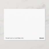 ネバエラベンダー春フェアリー ポストカード (裏面)