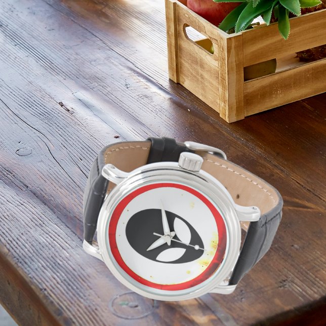 ネバカッコいいダ・ウォッチから51地区の道路標識 腕時計 (クリエイターアップロード済み)