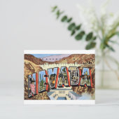 ネバダからの挨拶 ポストカード (スタンド正面)