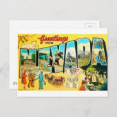 ネバダからの挨拶 ポストカード (正面/裏面)