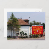 「ネバダで最も卑劣なバーテンダー」 ゴールドフィールドネバダ ポストカード (正面/裏面)