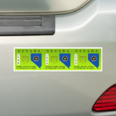 ネバダのゾンビの狩りの割り当て バンパーステッカー (車上)