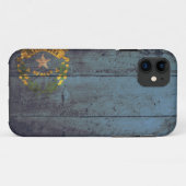 ネバダの古い木の旗; Case-Mate iPhoneケース (裏面(横))