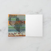 ネバダの地図のあいさつ絵を描きカードの州 カード (内部)