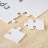 ネバダの地図 ジグソーパズル (側面)