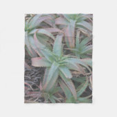 ネバダの多肉植物 フリースブランケット (正面)