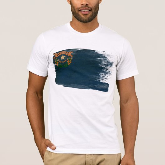 ネバダの旗のTシャツ Tシャツ (正面)