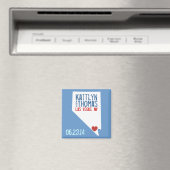 ネバダの日付の保存 – カスタマイズ可能な都市 マグネット (インサイチュ (食洗機))