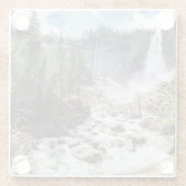 ネバダの滝 ガラスコースター (裏面)