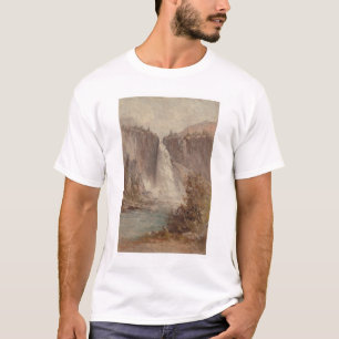 ネバダの滝、ヨセミテ(1252年) Tシャツ