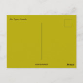 ネバダの街の夜 ポストカード (裏面)