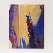 ネバダの野生の馬バイメイナード・ディクソン ジグソーパズル (縦)