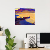 ネバダの野生の馬バイメイナード・ディクソン ポスター (ホームオフィス)