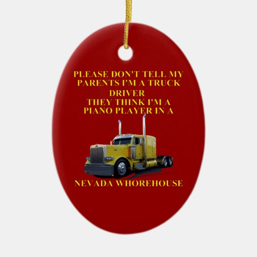 ネバダのWHOREHOUSE セラミックオーナメント (正面)