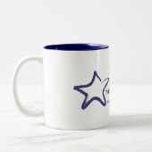 ネバダはロゴのマグをぽんと鳴らします ツートーンマグカップ (左)