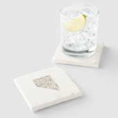 ネバダアンティーク写真マップヴィンテージ州グラフ ストーンコースター (横)