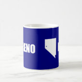 ネバダコーヒーマグ，レノ国旗 コーヒーマグカップ (中央)