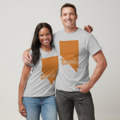 ネバダシェイプTシャツの州 Tシャツ (ユニセックス)