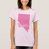 ネバダシェイプTシャツの州 Tシャツ (正面)