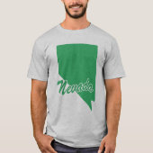 ネバダシェイプTシャツの州 Tシャツ (正面)
