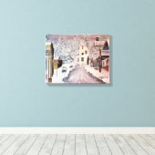 ネバダシティカの冬 キャンバスプリント (インサイチュ (ウッドフロア))