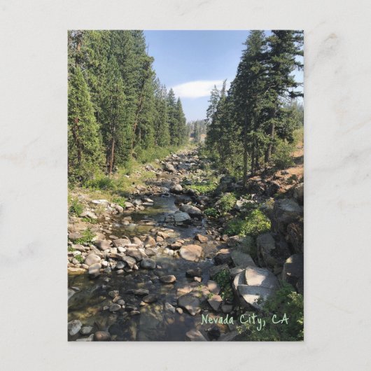 ネバダシティカリフォルニアポストカード ポストカード (正面)