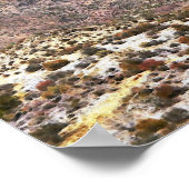 ネバダスピリットマウンテンズランドスケープアートスタイルポスター ポスター (角)