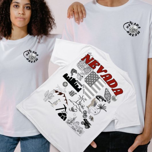ネバダドリームラスベガスホワイト Tシャツ
