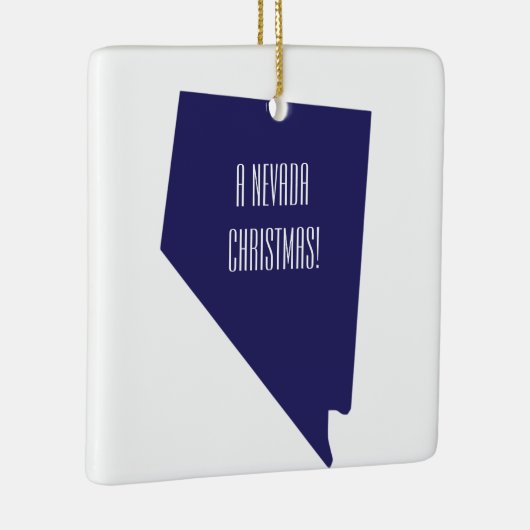 ネバダパーソナライズされたクリスマス装飾 セラミックオーナメント (右)