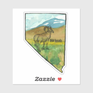 ネバダビョーンワイルドライフデザートランドスケープ シール