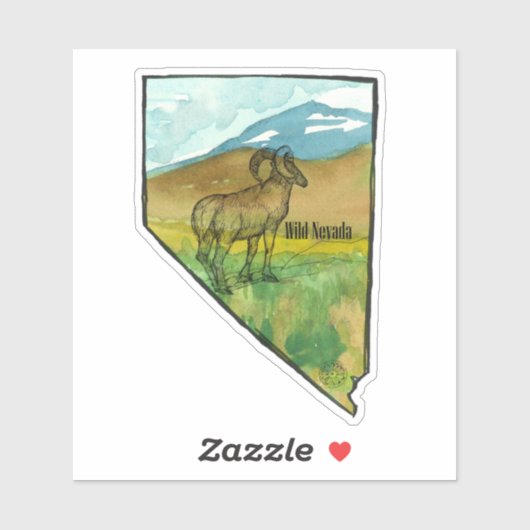 ネバダビョーンワイルドライフデザートランドスケープ シール (シート)