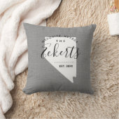 ネバダファミリーモノグラム州装飾用クッション クッション (ブランケット)