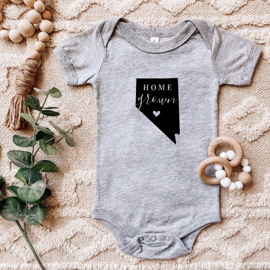 ネバダホームグロウン州ティー ベビーボディスーツ