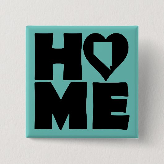 ネバダホームハート州ボタンバッジピン 缶バッジ (正面)