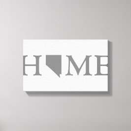 ネバダホーム州ワードアート キャンバスプリント