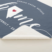 ネバダホーム州 パーソナライズされた シェルパブランケット (3/4)