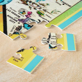 ネバダポストカードマップジグソーパズル ジグソーパズル (側面)