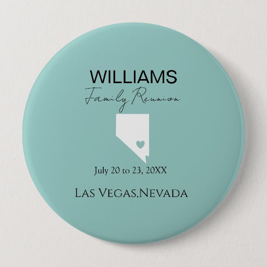 ネバダモダンマップバケーションファミリー懇親会 缶バッジ (正面)