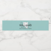 ネバダモダンマップファパーソナライズされたミリ懇親会 ペットボトルラベル (シングルラベル)