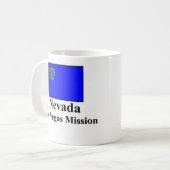 ネバダラスベガスの代表団のマグ コーヒーマグカップ (正面左)