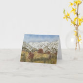 ネバダランドスケープ1 カード (黄色い花)