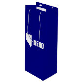 ネバダワイン抱き枕レノ国旗 ワインギフトバッグ (正面アングル)