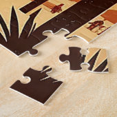 ネバダヴィンテージトラベルアートパズル ジグソーパズル (側面)