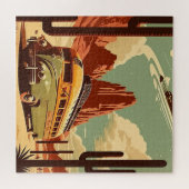 ネバダヴィンテージトラベルアートパズル ジグソーパズル (横)