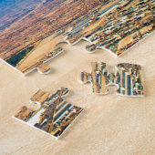 ネバダ上空のジェット戦闘機 ジグソーパズル (側面)