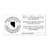 ネバダ公証書承認スタンプ セルフインキングスタンプ (デザイン)