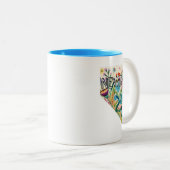 ネバダ山花 ツートーンマグカップ (正面右)