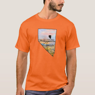 ネバダ島の夕日の景色に囲まれてはいけない Tシャツ