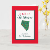 ネバダ州からのメリークリスマス カード (黄色い花)