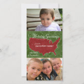 ネバダ州からの休日の挨拶 – 写真，名前 シーズンカード (正面)